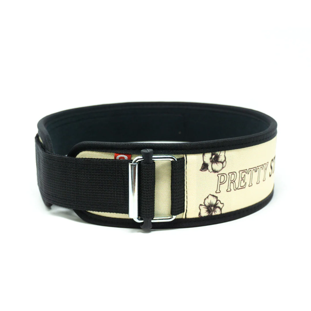 3" Petite Pretty Strong for a Mom by Arielle Loewen Weightlifting Belt - Image 5