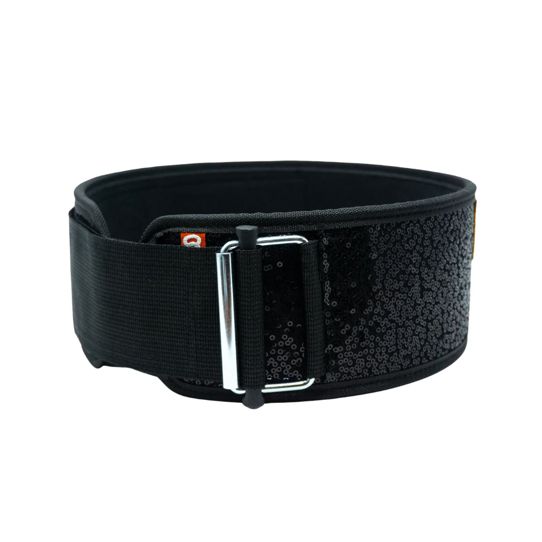 Black Magic (Sparkle) 4" Weightlifting Belt - Image 4