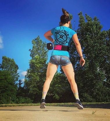 Bombshell (sparkle) 4" Weightlifting Belt - Image 8