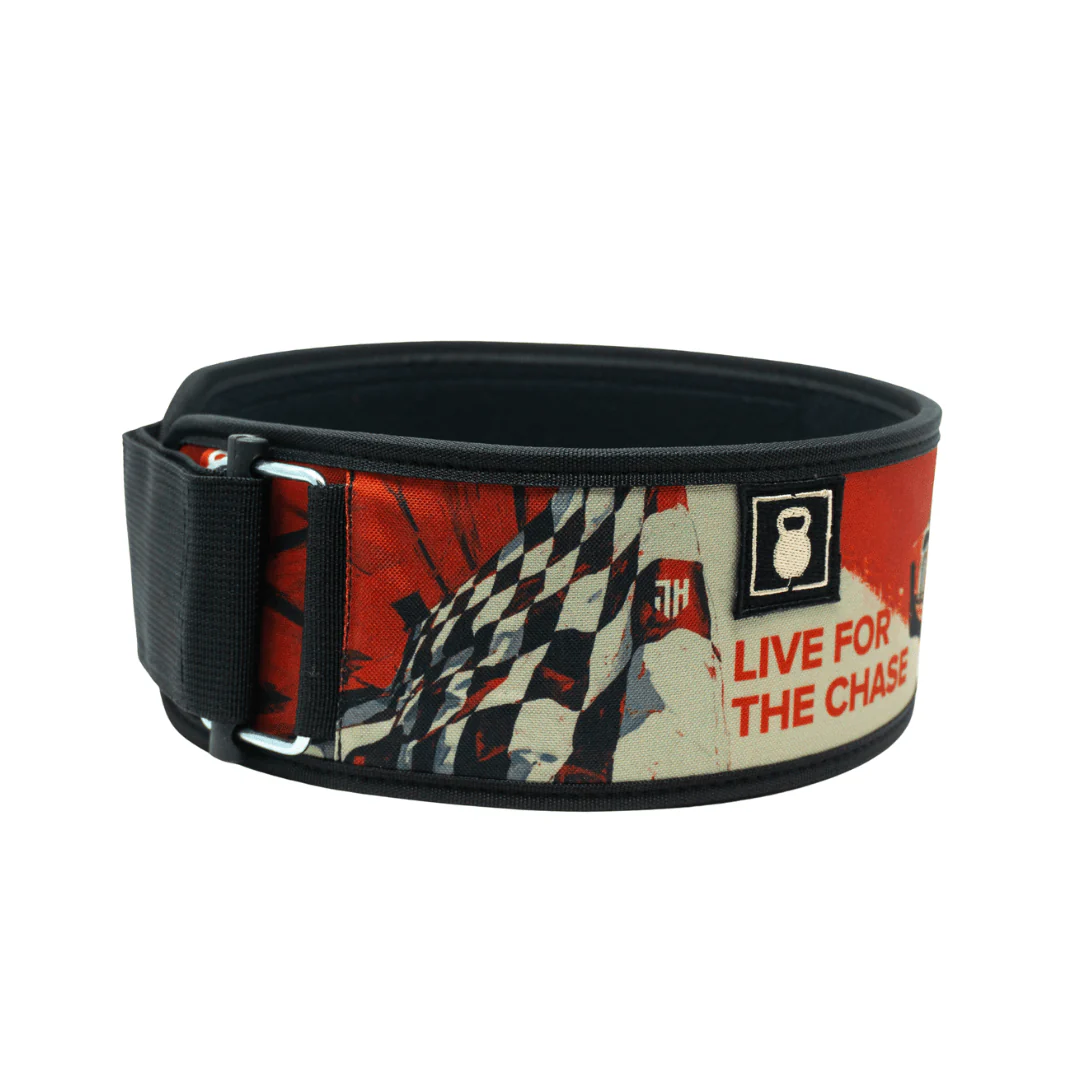 Live For The Chase by Jayson Hopper 4" Weightlifting Belt - Image 3