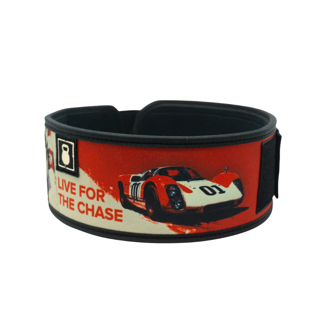 Live For The Chase by Jayson Hopper 4" Weightlifting Belt - Image 4
