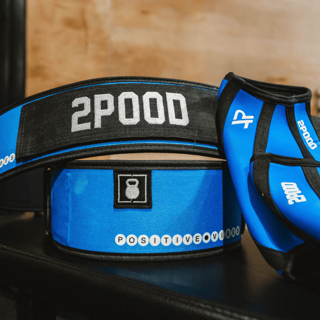 Positive Vibes by Alexis Raptis 4" Weightlifting Belt - Image 11