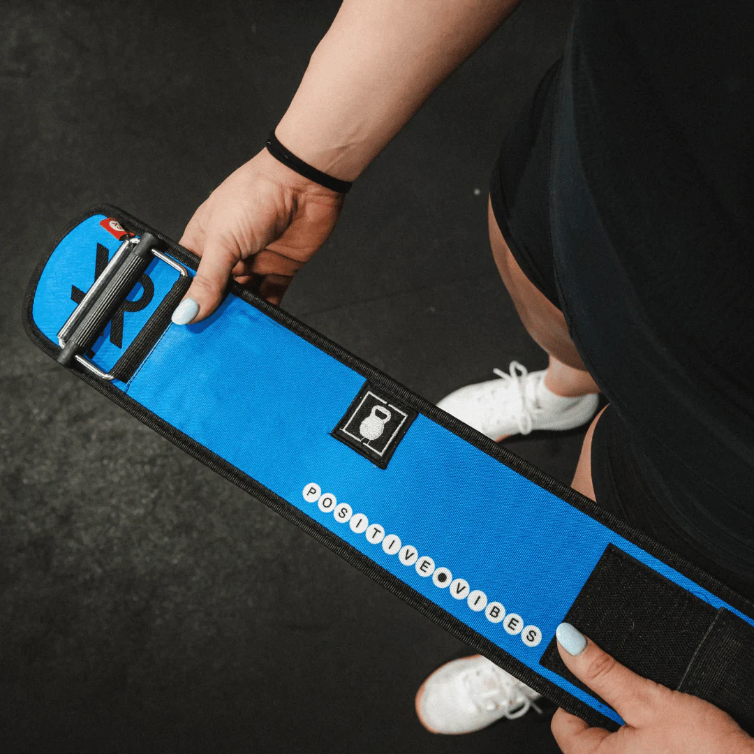 Positive Vibes by Alexis Raptis 4" Weightlifting Belt - Image 13