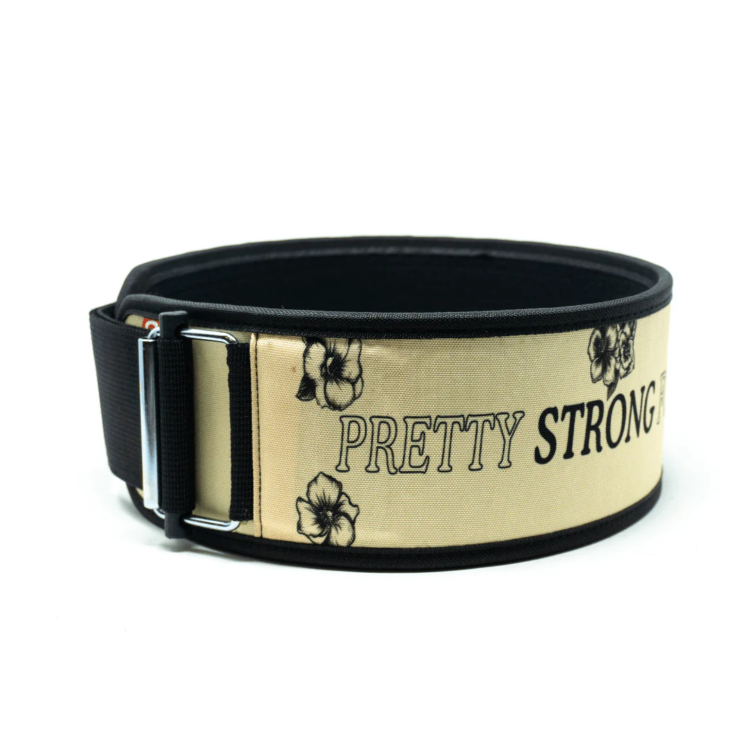 Pretty Strong for a Mom by Arielle Loewen 4" Weightlifting Belt - Image 3
