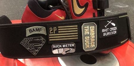 Green Velcro Patch 4" Weightlifting Belt - Image 4