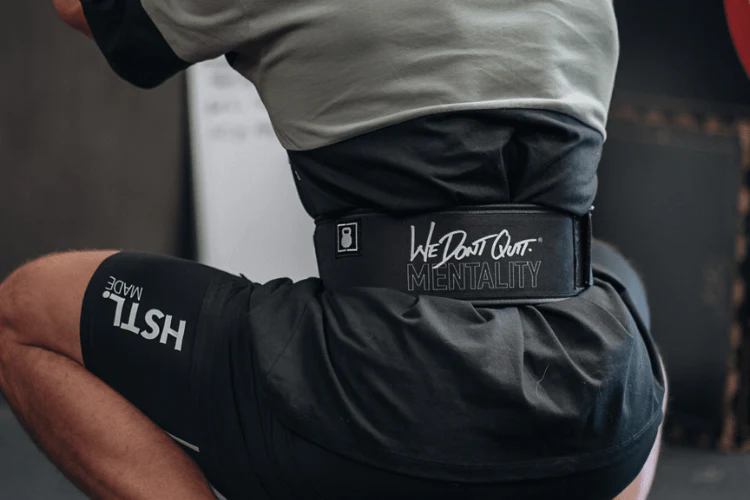 We Don't Quit by Craig Richey 4" Weightlifting Belt - Image 3