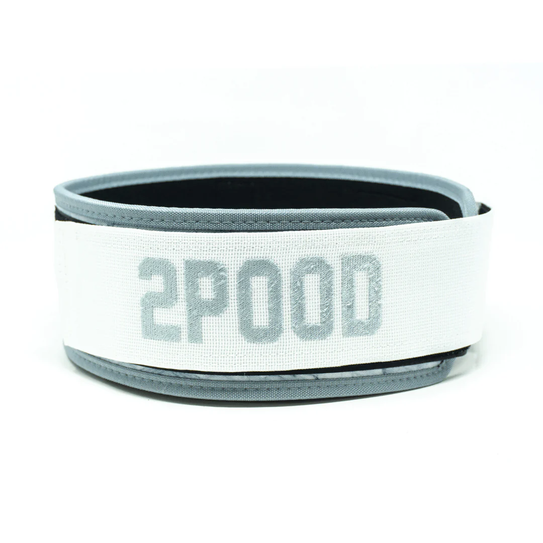 White Marble 4" Weightlifting Belt - Image 3